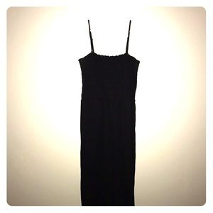 Black jumpsuit.